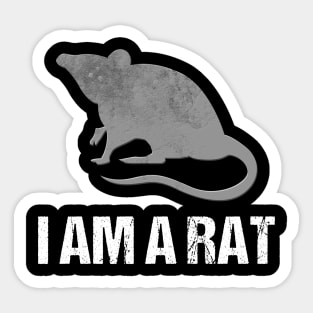 I am a rat Sticker